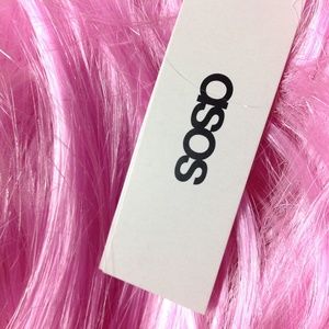 New Asos Women's Faux Hair Wig Baby Pink No Size